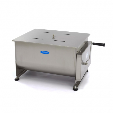 Utilaje Carmangerie - Malaxor carne manual 60 litri, otel inoxidabil 2 axe