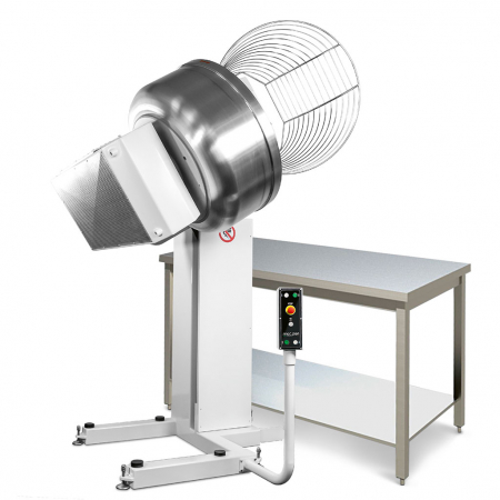 Malaxor paine spiralat 80 kg cu elevator pentru masa, 2 viteze, 3 motoare [1]
