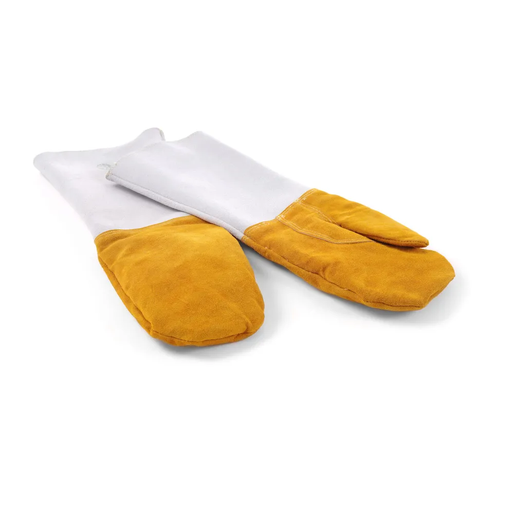 Accesorii patiserie-cofetarie - Manusi extralungi piele pentru cuptor, 460 mm, 250°C