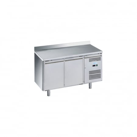 Dulapuri congelare profesionale - Masa congelare inox cu 2 usi si rebord, 282 litri, GN1/1, -18-22°C FORCOLD