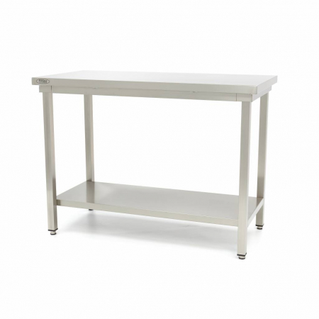 Mese de lucru inox - Masa de lucru din inox cu polita 1000x700 mm demontabila