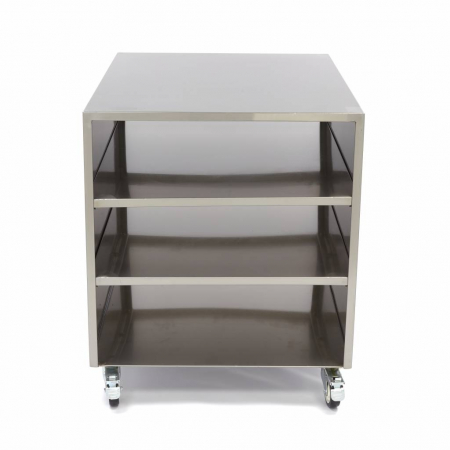 Mese de lucru inox - Masa de lucru din inox pe roti 800x600 mm
