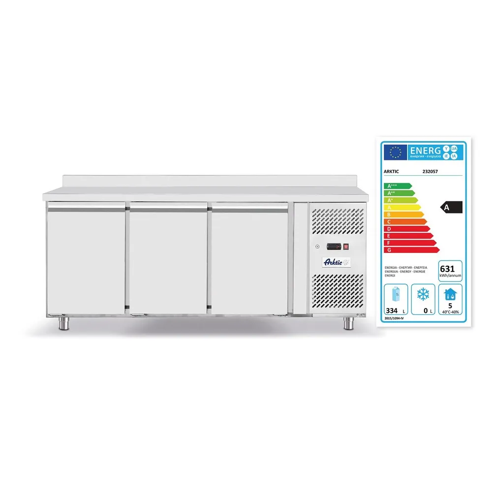 Masa frigorifica 3 usi, inox, 420L, -2/8°C, digital [1]
