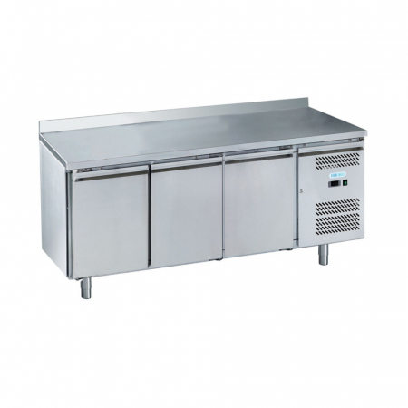 Echipamente Frigorifice - Masa frigorifica de patiserie cu 3 usi si rebord, 580 litri, +2+8°C FORCOLD