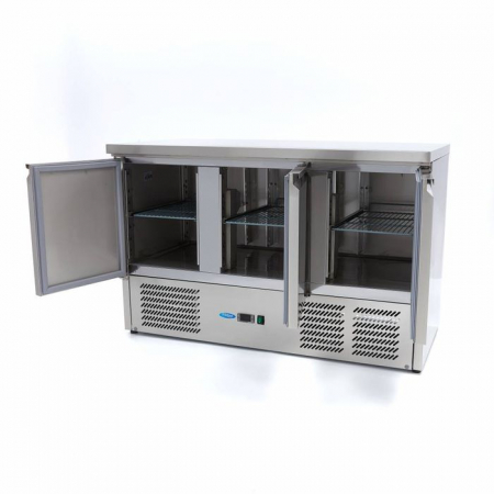 Masa frigorifica inox 137cm cu 3 usi si control digital [1]