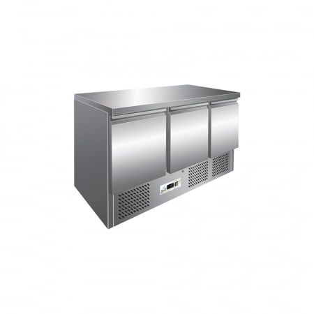 Echipamente Frigorifice - Masa frigorifica inox 3 usi GN1/1, 368 litri, +2+8°C