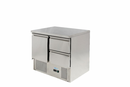 Masa frigorifica inox cu 1 usa si 2 sertare, GN1/1, 230 litri, +2+10°C FORCOLD [1]