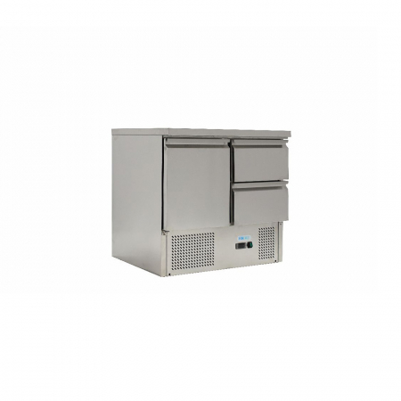 Echipamente Frigorifice - Masa frigorifica inox cu 1 usa si 2 sertare, GN1/1, 230 litri, +2+10°C FORCOLD