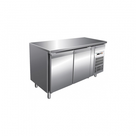 Echipamente Frigorifice - Masa frigorifica inox cu 2 usi, 228 litri, -2+8°C, SNAKE LINE