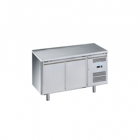 Echipamente Frigorifice - Masa frigorifica inox cu 2 usi si agregat lateral, GN1/1, 282 litri, -2+8°C FORCOLD