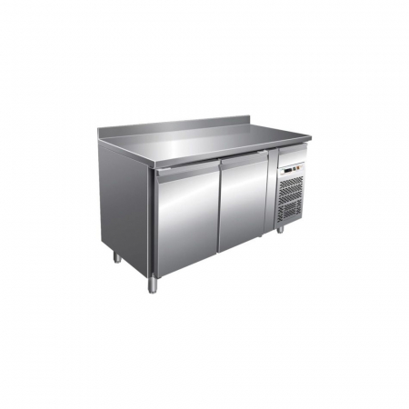 Echipamente Frigorifice - Masa frigorifica inox cu 2 usi si rebord, 228 litri, -2+8°C, SNAKE LINE