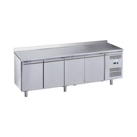 Echipamente Frigorifice - Masa frigorifica inox cu 4 usi cu rebord, GN1/1, 553 litri, -2+8°C FORCOLD
