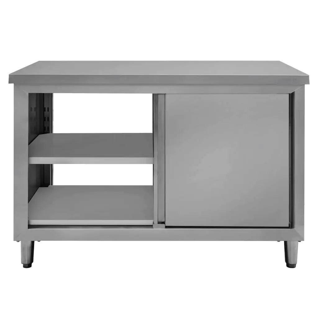 Masa inox centrala cu trecere 120x70x85cm [2]