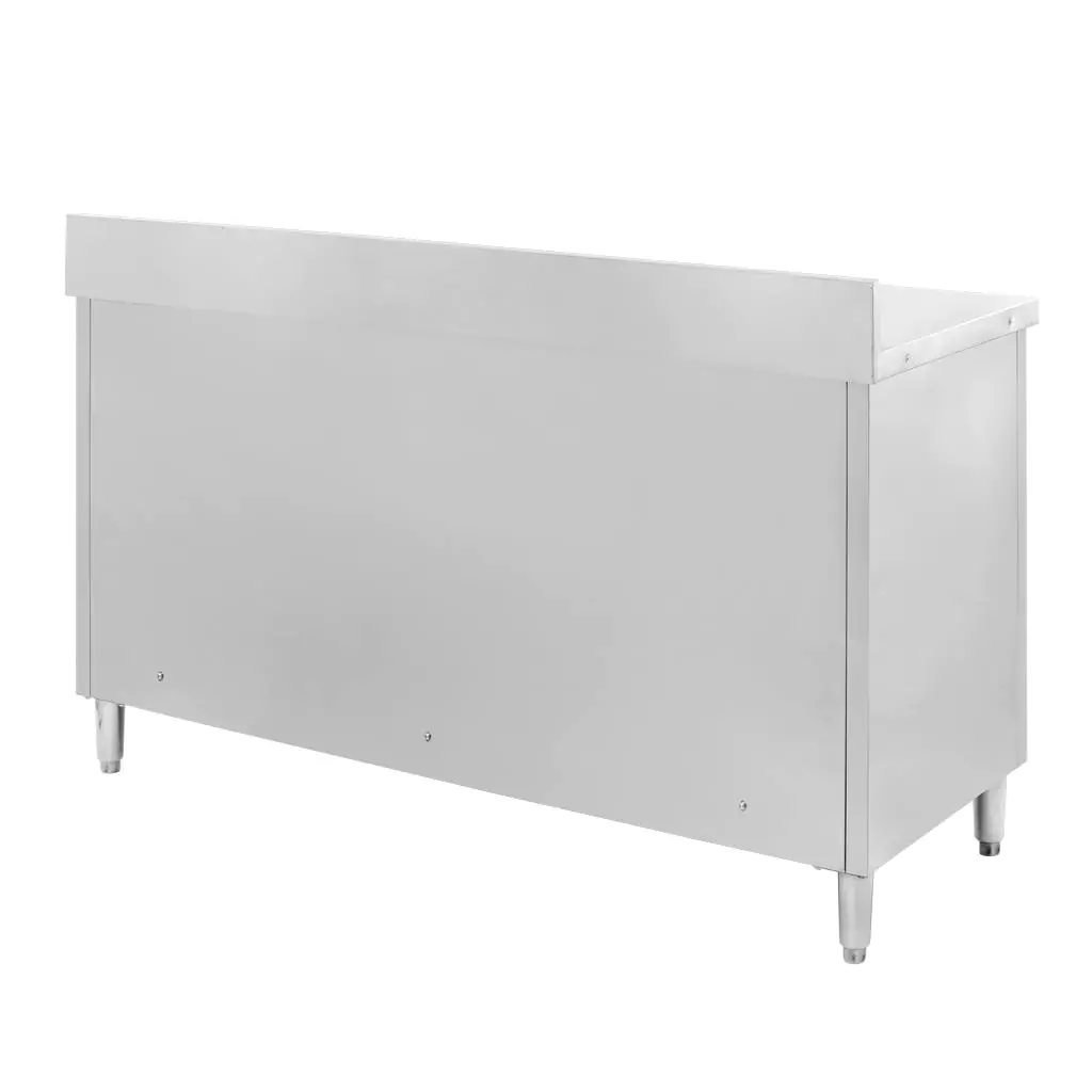 Masa inox perete cu dulap 120x70x85cm [6]
