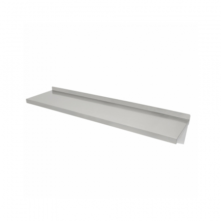 Mese inox de lucru tip dulap usi glisante - Raft de perete inox 1500 x 300 mm WAB-150
