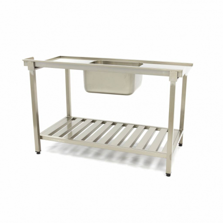 Masa intrare montare dreapta cu chiuveta si rebord, pentru masina de spalat vase 750 mm [2]