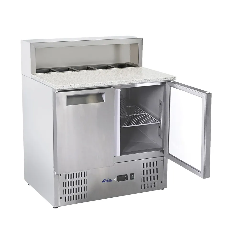 Echipamente Frigorifice - Masa rece cu 2 usi, blat granit, 900x700mm, 2-8°C
