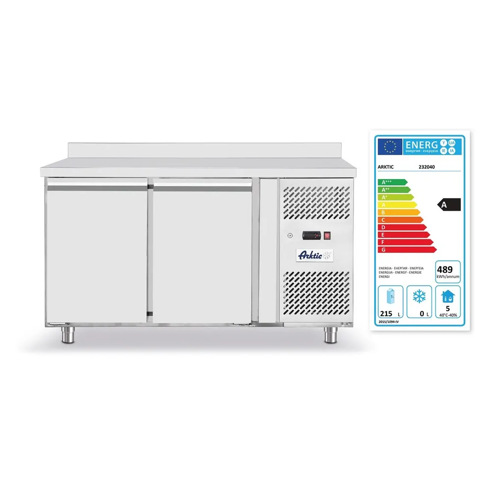 Masa rece profesionala 2 usi, inox, 250W, -2°C/+8°C [1]