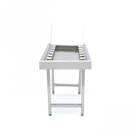 Masa roller inox dreapta 110cm masina spalat vase tunel [7]
