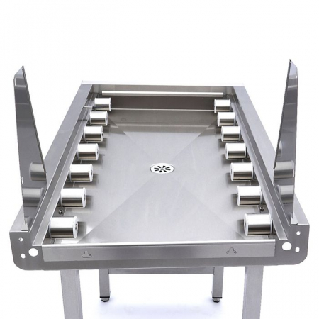 Masa roller inox dreapta 110cm masina spalat vase tunel [5]