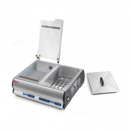 Masini de ambalat si sigilat caserole - Masina de vidat cu camera si de gatit sous vide, 100/1700 W, 230V