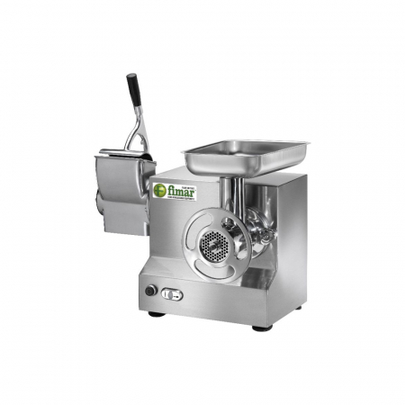 Masini de tocat carne cu razatoare - Masina combinata pentru tocat carne si razuit parmezan, grup tocare carne din inox, 230V, 1,1 kW, 22AT