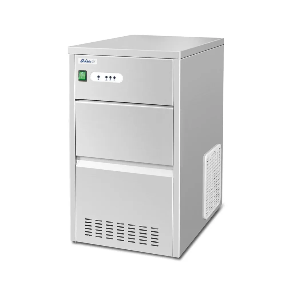 Aparate de facut gheata profesionale - Masina cuburi gheata tip glont 50kg/zi, inox, stocare 7kg