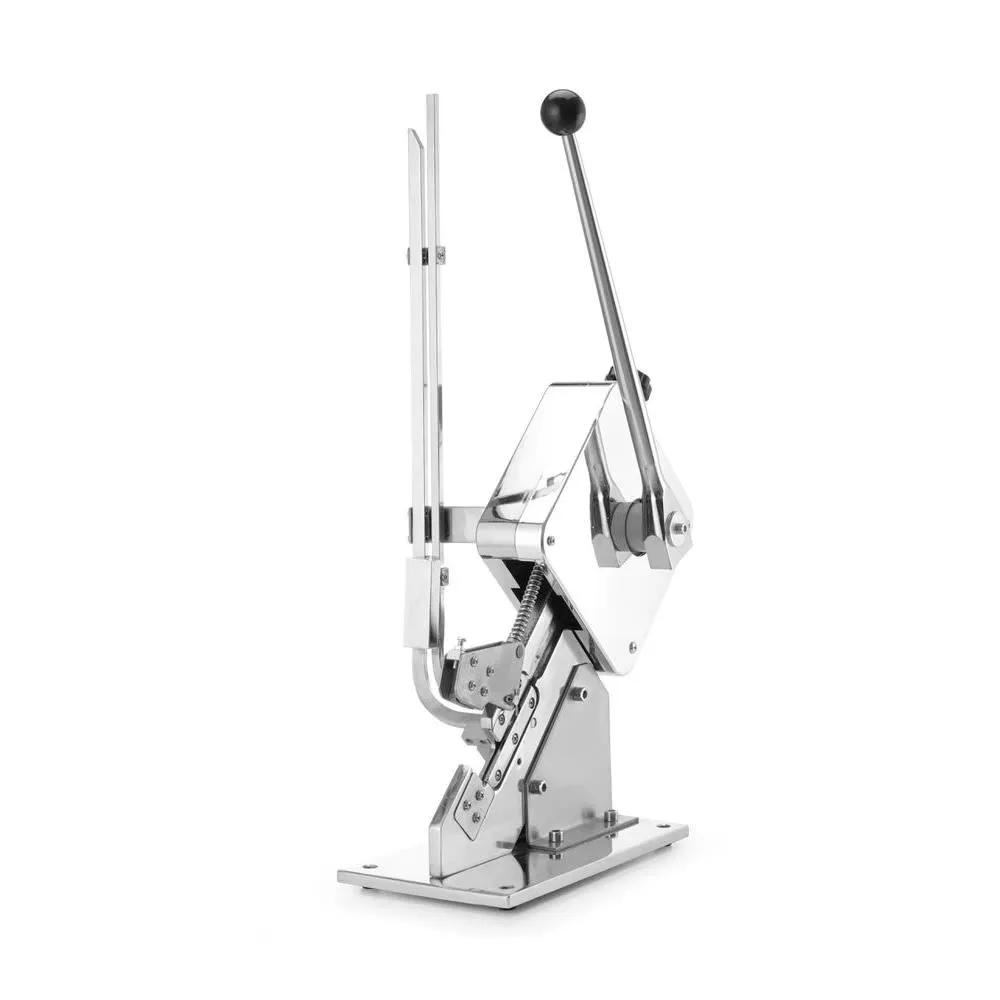 Butuc transare carne - Masina de capsat profesionala, 1000 capse, inox, reglabila