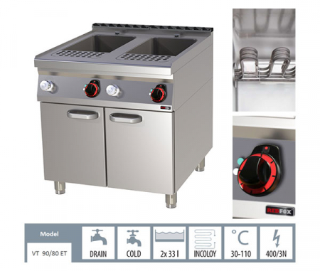 Masina de fiert paste electrica 2x33 litri VT90/80E [1]