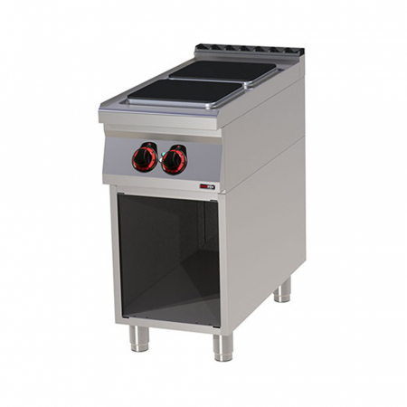 Linia 900 - Masina de gatit electrica 2 plite patrate cu suport, 2x3,5 kW, linia 900, SPQ90/40E