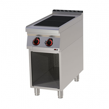 Linia 900 - Masina de gatit electrica 2 plite radiante cu suport, 2x3 kW, linia 900, SPL90/40E