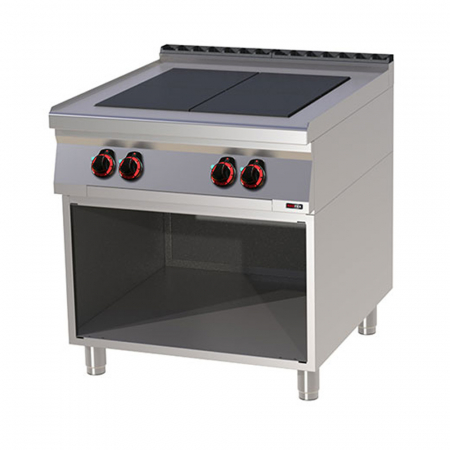Linia 900 - Masina de gatit electrica 4 plite radiante cu suport, 4x3 kW, linia 900, SPL90/80E