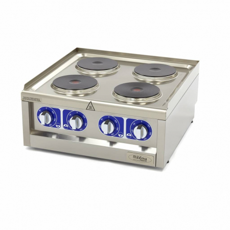 Masina de gatit electrica cu 4 plite rotunde 2x2 kW + 2x1.5 kW, de banc [1]