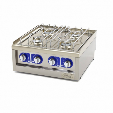 Masina de gatit pe gaz cu 4 arzatoare 2x5 kW + 2x3.5 kW de banc [1]