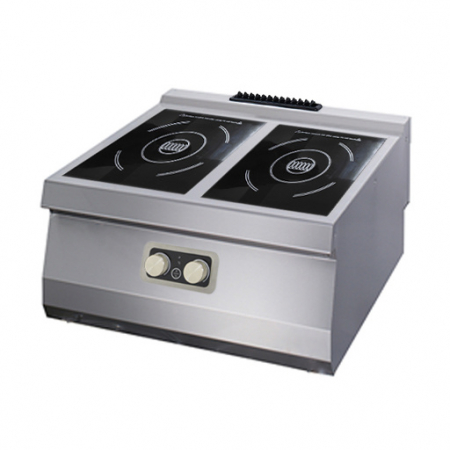 Linia 700 - Masina de gatit pe inductie 2 plita 2 x 3,5 kW, 400V, de banc