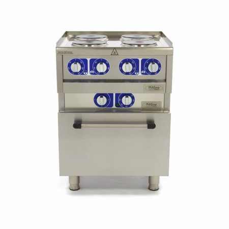 Masina de gatit profesionala 4 arzatoare electrice, cuptor inclus [4]