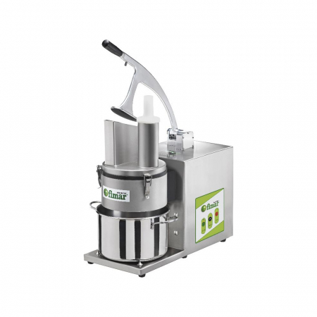 Tocatore legume profesionale - Masina de taiat si razuit legume cu 5 discuri, Lortolana, 230V, 0,37 kW, TV4000