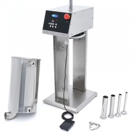 Mașină de umplut cârnați electrica din inox 10 litri [2]