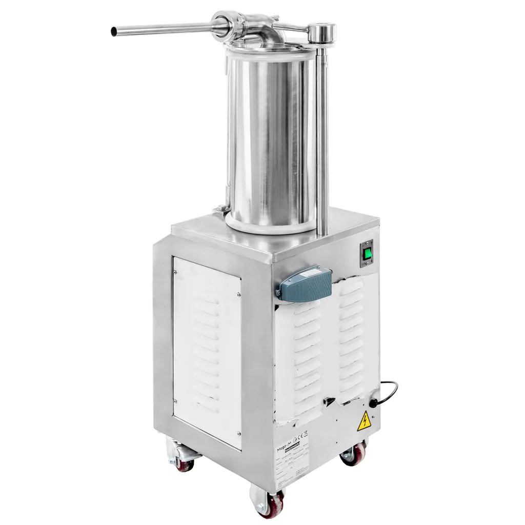 Masina de umplut carnati hidraulica 15L, 300kg/h, 750W [2]