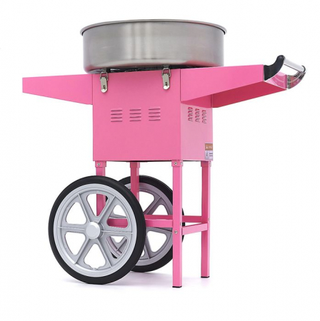 Masina de vata de zahar Ø 52cm roz cu carucior, 1080W [7]