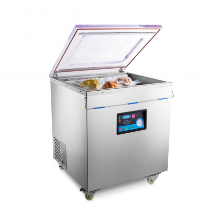 Masina de vidat cu camer 2×700 mm cu suport si roti, 230V, 3,6 kW [6]