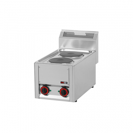 Linia 600 - Masina gatit electrica 2 plite de banc, 2x2 kW, 400V, linia 600, SP30ELS