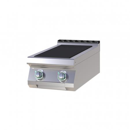 Linia 700 - Masina gatit electrica 2 plite radiante de banc, 2x2,6 kW, linia 700, SPL704E