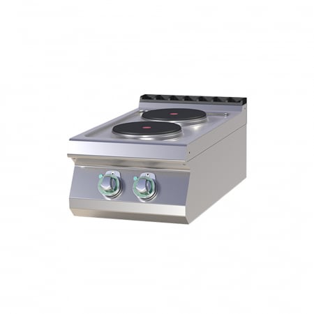 Linia 700 - Masina gatit electrica 2 plite rotunde de banc, 2x2,6 kW, linia 700, SP704E