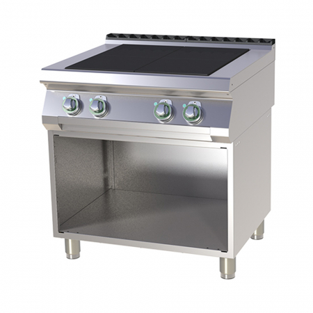 Linia 700 - Masina gatit electrica 4 plite radiante cu suport, 4x3 kW, linia 700, SPL780E