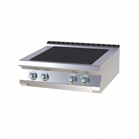 Linia 700 - Masina gatit electrica 4 plite radiante de banc, 4x3 kW, linia 700, SPL708E