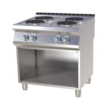 Linia 700 - Masina gatit electrica 4 plite rotunde cu suport, 4x2,6 kW,m linia 700, SP780E