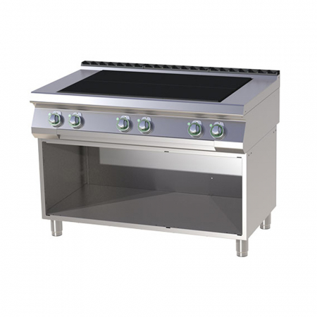Linia 700 - Masina gatit electrica 6 plite patrate cu suport, 6x3 kW, linia 700, SPL7120E
