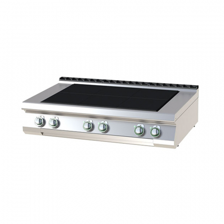 Linia 700 - Masina gatit electrica 6 plite radiante de banc, 6x3 kW, linia 700, SPL7012E