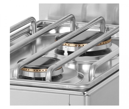 Masina gatit gaz 2 arzatoare de banc (3 + 3,6 kW), 330x600x290(h) mm, linia 600, SP30GL [2]
